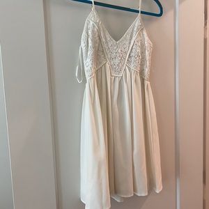 White dress!